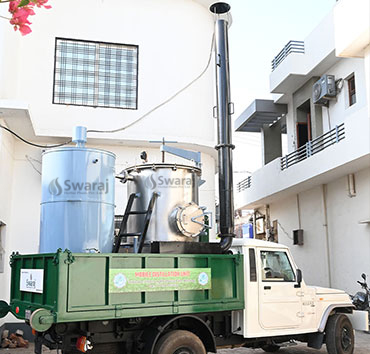 Mobile steam distillation